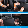 Car Front Seat Hanging Bag Mobile Phone Storage Bag (Wine Red)