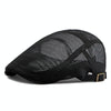 Summer Mesh Breathable Vintage Cap(Black)