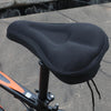 Mountain Bike Silicone Saddle Cover Cycling Stereo Saddle Gear(Black)