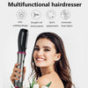 Five-in-one Multifunctional Head-changing Hairbrush Comb Straight Dual-purpose Electric Straight Hair Comb(EU Plug)