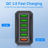 6-Ports Multifunctional Quick Charging USB Travel Charger Power Adapter, Model: White UK Plug