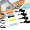 Surf Bodyboard Safety Hand Rope TPU Surfboard Paddle Towing Rope, The Length After Stretching: 1.6m(Orange)