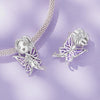 SCC2544 S925 Sterling Silver Necklace Pendant Accessories Butterfly Elf DIY Bracelet Beads