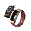 K13 1.14 inch Silicone Band Earphone Detachable Smart Watch Support Bluetooth Call(Red)