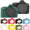 For Canon EOS R100 Litchi Texture Soft Silicone Protective Case(Camouflage)