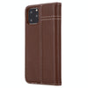 For iPhone 11 GEBEI Top-grain Leather Horizontal Flip Protective Case with Holder & Card Slots(Brown)