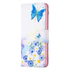 For Samsung Galaxy A56 5G Colored Drawing Pattern Leather Phone Case(Butterfly Love)