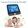 CO2 Detector Meter Air Quality Monitor w/ Alarm & Temp Display