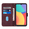 For Alcatel 1S / 3L 2021 Crossbody 3D Embossed Flip Leather Phone Case(Wine Red)