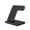 Z5A QI Vertical Magnetic Wireless Charger for Mobile Phones & Apple Watches & AirPods / Samsung Galaxy Buds / Huawei Free Buds, with Touch Ring Light (Black)