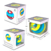 3 PCS Ball Track Fidget Cube Puzzle Decompression Toy(Yellow Blue)