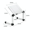 L03 Adjustable Lifting Reading Rack Book Holder Laptop Stand,Style Double Section Black