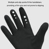 WEST BIKING Cycling Anti-slip Breathable Touch Screen Gloves, Size: M(Black)