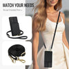 For Samsung Galaxy Note20 Ultra Crossbody Dual-buckle Wallet RFID Back Leather Phone Case(Black)