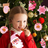 6pcs /Set Gingerbread Man Christmas Decorations Pendants PVC Hanging Christmas Tree Ornaments Scene Arrangement Props