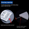 CAT.6 Shielded Pass-through Network Module, Single Port Panel + Shielded Pass-through (Grey)