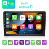A3012 9 Inch Android Navigation CarPlay 1+32G Dual-Spindle Universal Central Control Screen Car Navigator Reversing Video Player(Standard+AHD Camera)