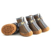 Dog Shoes Breathable Non-Slip Small 2.8x3.5cm Khaki (4 Pack)