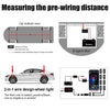 8 in 1 G6 RGB Colorful Car Chassis Light LED Music Atmosphere Light With 4-Button Remote Control