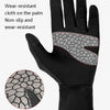 BOODUN B271054 Outdoors Ridding Full Finger Gloves Mountaineering Silicone Sliding Touch Screen Gloves, Size: L(Rose Red)