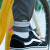 ISE MOUNT Outdoor Riding Reflective Pants Cuff Strap Elastic Night Running Sports Leg Safety Band(Fluorescent Green)