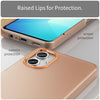For Samsung Galaxy A06 4G Frosted Translucent TPU Hybrid PC Full Coverage Phone Case(Orange)