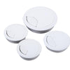20 PCS ABS Plastic Round Cable Box Computer Desk Cable Hole Cover, Specification:  60mm (White)