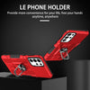 For Samsung Galaxy S25 Ultra 5G Ring Holder Armor Hybrid Phone Case(Red)