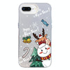 For iPhone 7 Plus / 8 Plus Christmas Series PC Full Coverage Pattern Phone Case(CW059 White)