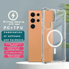 For Samsung Galaxy S25 Ultra 5G IMAK Space Shield PC + TPU Airbag Shockproof MagSafe Phone Case(Transparent)
