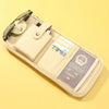 Car Sun Visor Multifunctional Storage Bag Glasses ID Holder(Beige)