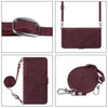 For Alcatel 1L 2021 Crossbody 3D Embossed Flip Leather Phone Case(Wine Red)