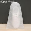 50pcs /Pack 24x38cm Small Portable Thickened Non-Woven Anti-Yellowing And Sunscreen Shoe Bag Shoe Storage Bag