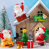 Micro Landscape Christmas Decorations Accessories Desktop Small Ornaments, Style: No.2 Santa Claus Stand