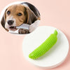 Cucumber Dog Chew Toy - Green - Teeth Cleaning - TPR - 14cm