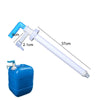 Manual Oil Extractor Plastic Aspirator Liquefaction Chemical Tube Soft Lid 5.4cm