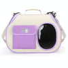 Pet Carrier Crossbody Bag for Small Dogs & Cats (Purple)
