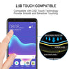 0.26mm 9H 2.5D Anti-scratch Silk-screen Tempered Glass Full Screen Film for Huawei Y9 (2018) (Black)
