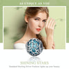 S925 Sterling Silver Bright Starry Sky Beads DIY Bracelet Necklace Accessories