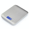 Stainless Steel Small Food Electronic Scale Kitchen Portable Baking Electronic Scale, Colour: 10kg/1g (Battery Model White)
