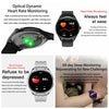 MT55 1.43 inch AMOLED HD Screen Ultra-thin Smart Call Health Watch, Leather Strap(Black Brown)