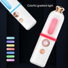 Facial Steamer Nano Spray Water Replenishing Instrument Portable Cold Spray Machine Charging Beauty Instrument Automatic Alcohol Sprayer, Style:Crown(Pink)
