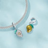 S925 Sterling Silver DIY Mango Bracelet Pendant(SCC2822)