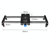 YELANGU L140T-A 40cm Carbon Fiber Slide Rail Track with Phone Clamp & BallHead Adapter for Smartphones (Black)