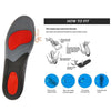 Silicone Shock-absorbing Breathable Sweat-absorbing TPE Insoles, Size: For 40/41cm(Black)