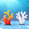 10 White Resin Coral Ornaments - Aquarium Fish Tank Decor