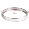 5.75 Inch Round Retro Headlight Ring Motorcycle Headlight Modification Parts(Black)