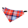 Waterproof Dog Triangle Bib, XS (Blue/Orange)