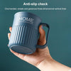 Creative Double Plastic Mouthwash Cup for Household Brushing Cups, Capacity:301-400ml(Dark Blue)