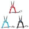 Multifunctional Open-Loop Lead-Pressing Fishing Pliers With Lock(Black)